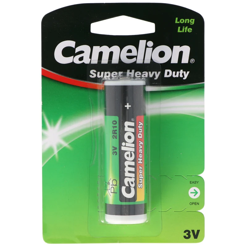 AccuCell Batterie 2R10 Duplex Stab-Batterie, 2R10R, 3010, 2010, 3,0 Volt 73x21mm max. 600mAh, letzte Produktion 6 2019
