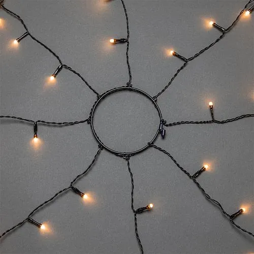Konstsmide LED Baummantel gefrostet 400 bernsteinf. LED außen 6395-820