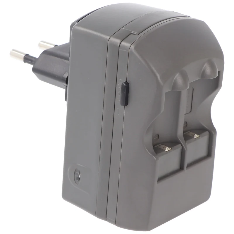 AccuCell Ladegerät für 3,0 Volt Akku, Charger für CR2, CR123 Batterien, ohne Batterien