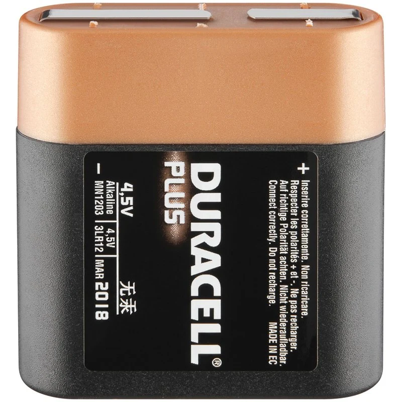 DURACELL Plus 4,5 Volt MN1203 3LR12 Flachbatterie