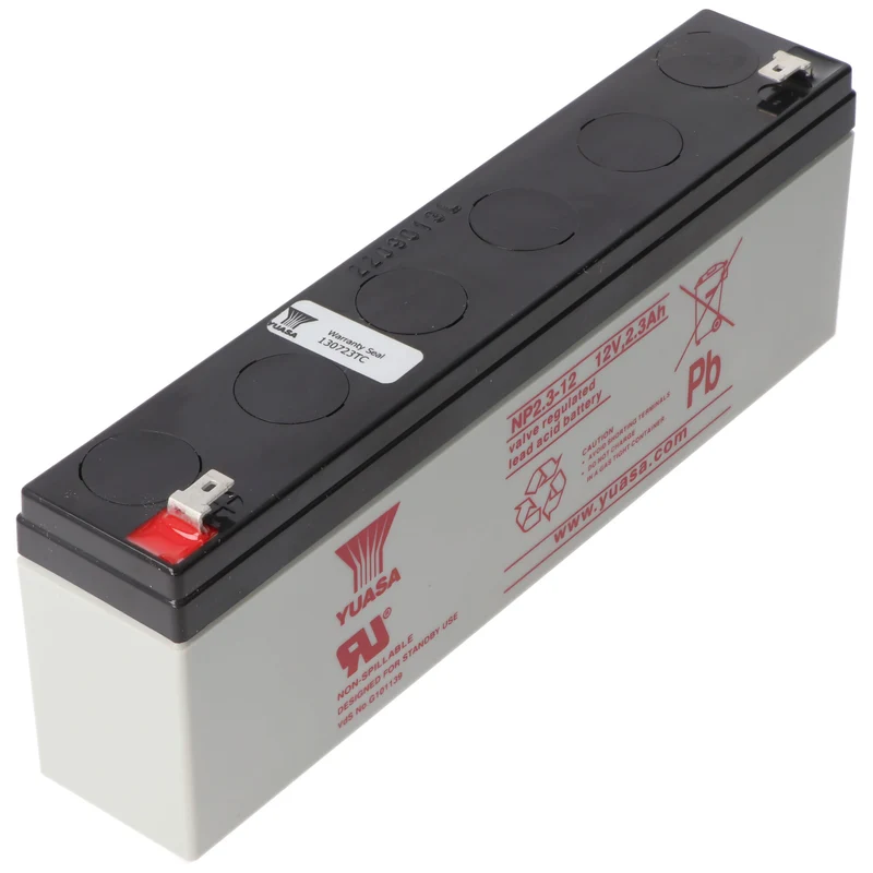 Yuasa NP2.3-12 Akku Blei PB 12 Volt 2,3Ah Faston 4,8mm