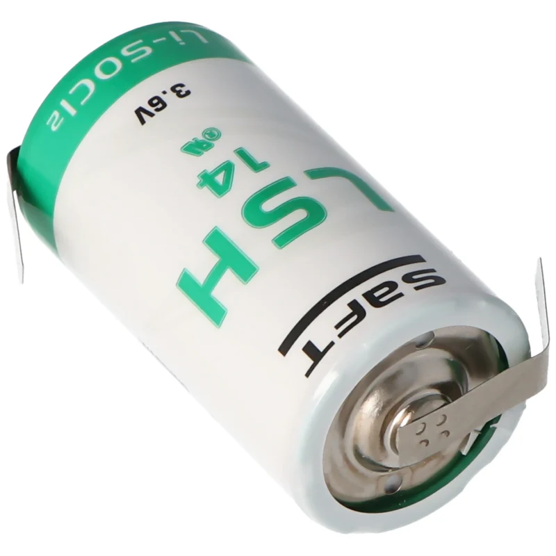 SAFT LSH14CNR Lithium Batterie 3.6V 5500mAh mit Lötfahnen in Z-Form