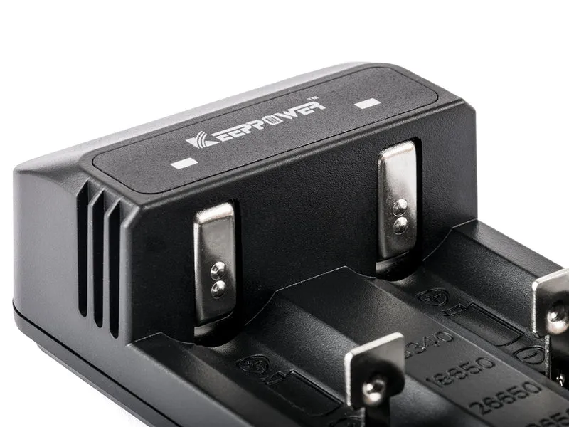 KeepPower C2 Ladegerät für Lithium-Ionen-Akkus