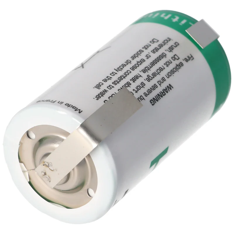 SAFT LSH 14 Lithium Batterie 3.6V Primary mit Lötfahne U-Form