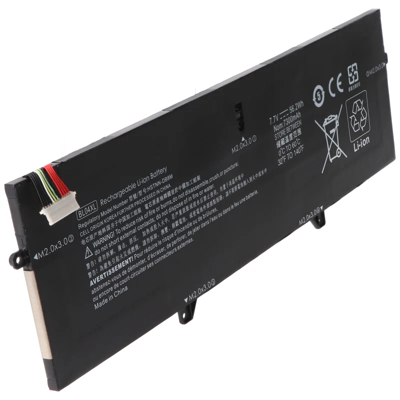 AccuCell Akku passend für HP EliteBook x360 1040 G5/G6, Li-Polymer, 7,7V, 7270mAh, 56Wh