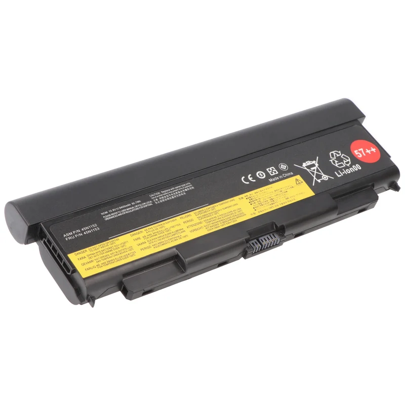 AccuCell Akku passend für Lenovo ThinkPad T440p, T540p, 57++, Li-ion, 11,1V, 7800mAh, 87Wh