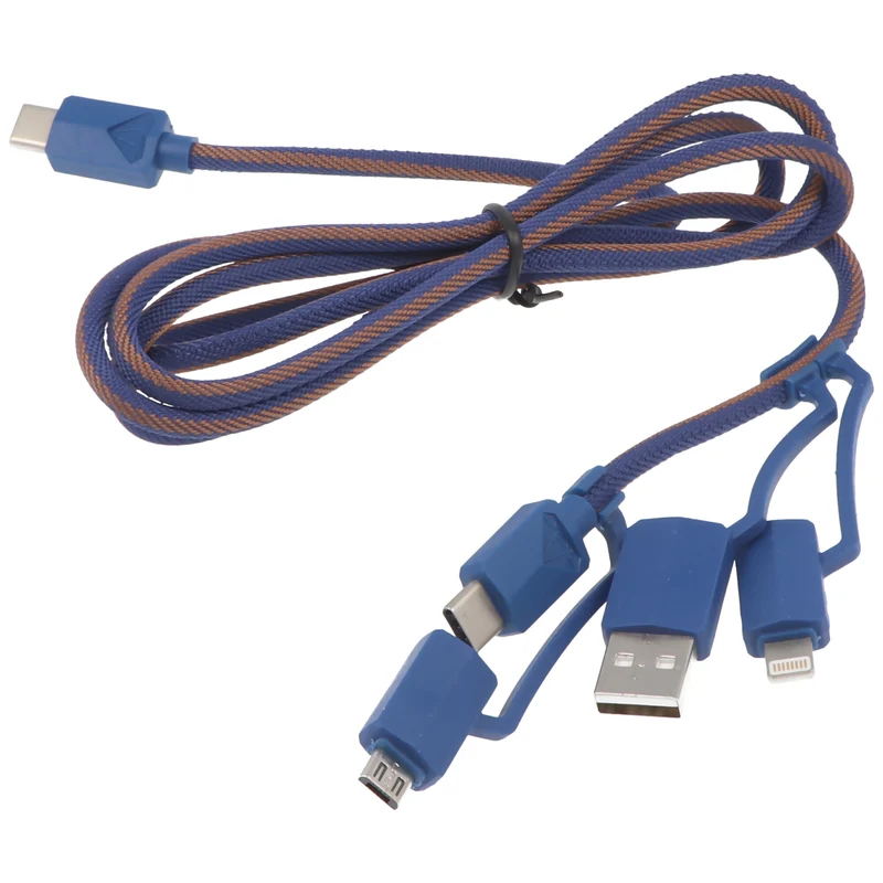 Xtar 3A USB-Ladekabel USB-PDC-3 Multifunktionales USB-Daten und Lade Kabel 1,2 Meter bis 3A max. 65W