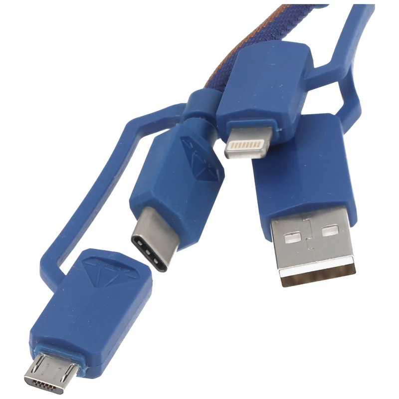 Xtar 3A USB-Ladekabel USB-PDC-3 Multifunktionales USB-Daten und Lade Kabel 1,2 Meter bis 3A max. 65W