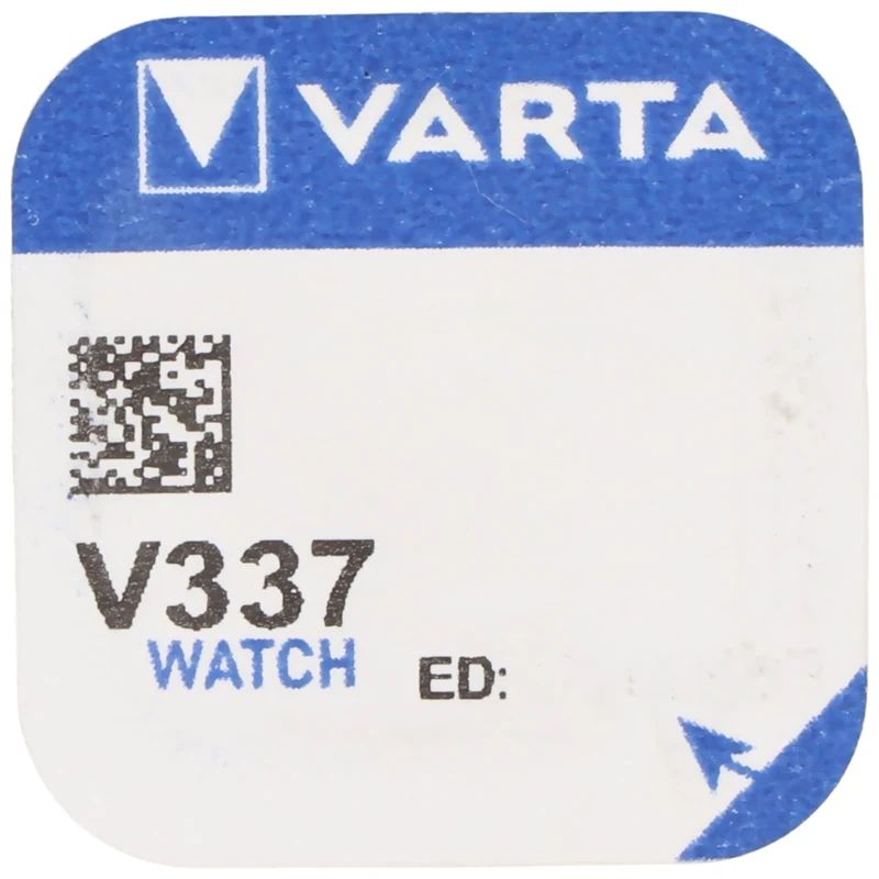 Varta 337, Varta V337, SR416SW Knopfzelle für Uhren etc.
