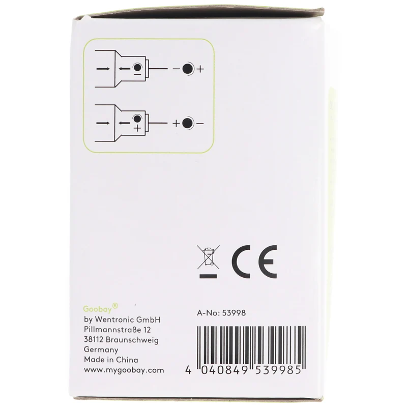 Goobay Universal Stabilisiertes Schaltnetzteil Eco-Friendly mit 2250mA