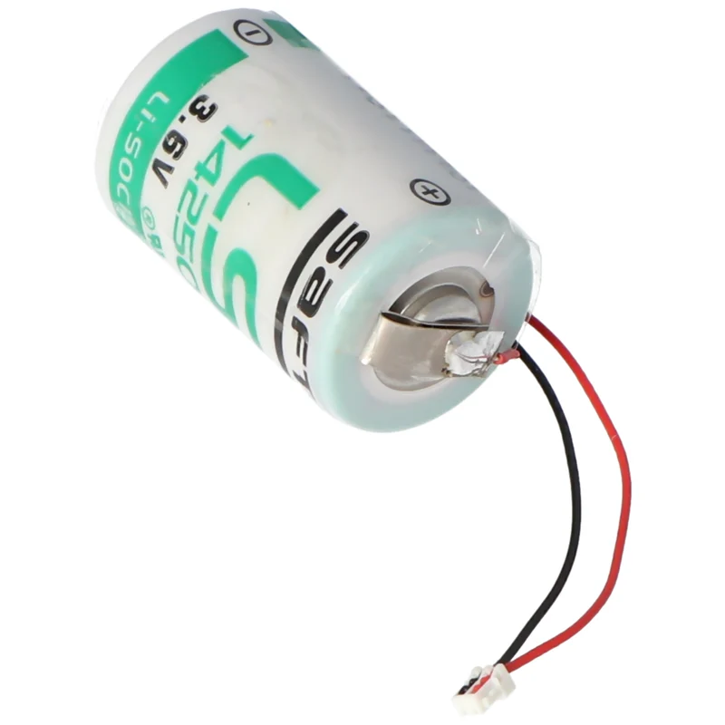 Saft 3,6 Volt Lithiumbatterie passend für Winkhaus Schliessanlage Blue Chip, ersetzt BC EB Batterie für Winkhaus Zylinder BC 11, BC 12, BC 14 MK, BC 15, 25x14mm 1/2AA
