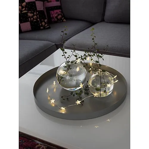 Konstsmide LED Dekolichterkette Sterne 40 LED warmw. 3139-103