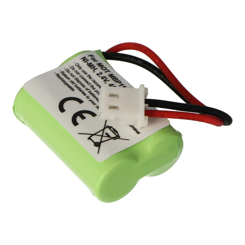 AccuCell Akku passend für Motorola MBP11, NiMH, 2,4 Volt Akku BY1131