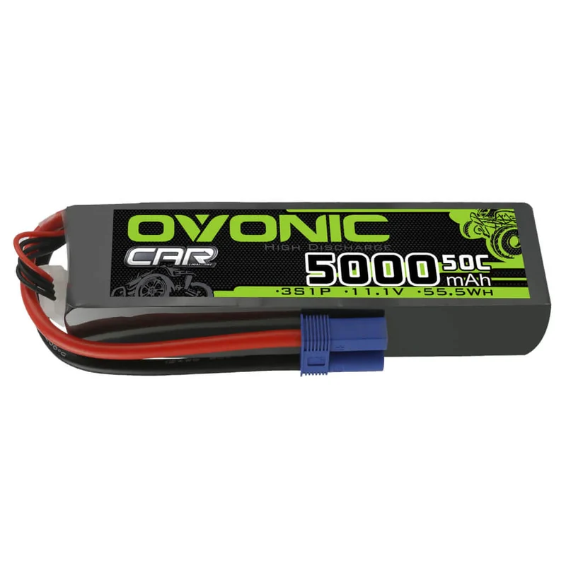 Ovonic Car 3S Lipo Akku 11,1V 5000mAh 50C LiPo-Akku mit EC5-Stecker