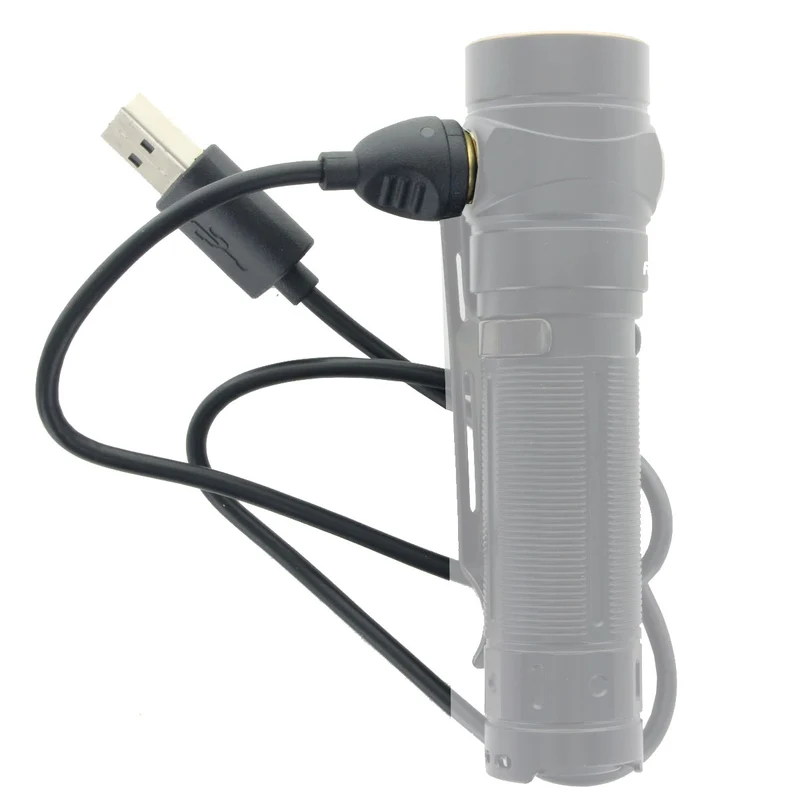 AccuCell USB Magnet Ladekabel exakt passend für die Fenix E18R und E30R LED Taschenlampe