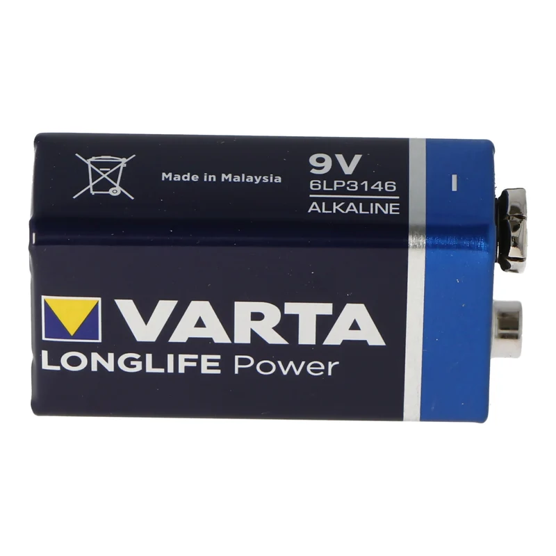 Varta Longlife Power 9-Volt Block Batterie 1 Stück lose Ware unverpackt