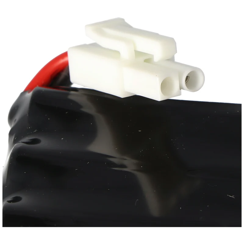 AccuCell 6 Volt Batterie passend für SAG Schlagbaum Schließanlagen, Typ 3850000.020.000, 3850000020000 mit Kabel und Stecker