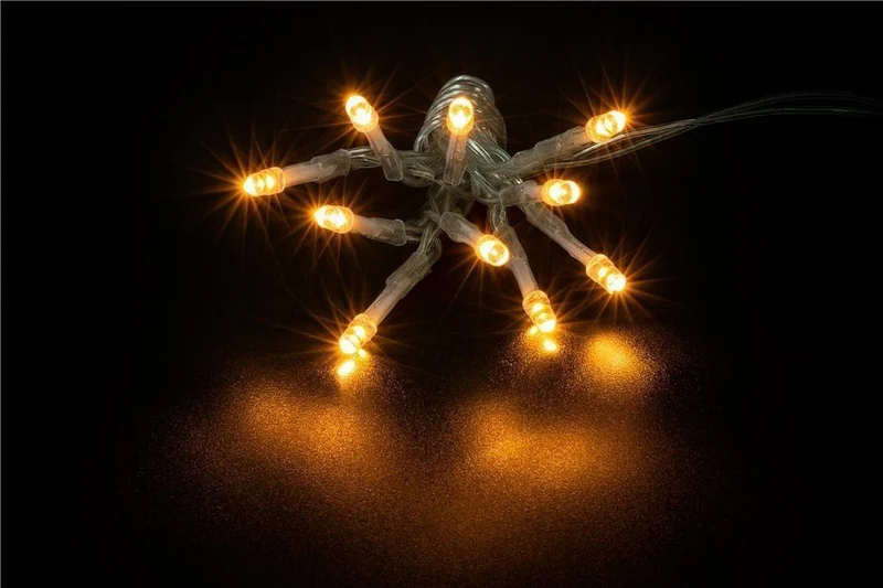 Goobay 10er LED-Lichterkette, batteriebetrieben - Stimmungsvolle Leuchtdekoration für den Innenbereich