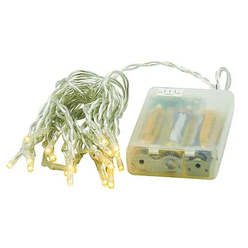 EGB LED-Mini-Lichterkette 20 flg. Batteriebetrieb mit Timer