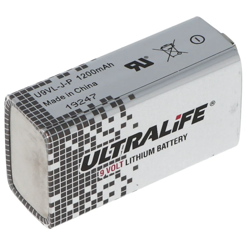 Ultralife Lithium Batterie 9 Volt, E-Block, U9VL, U9VL-J, U9VL-J-P