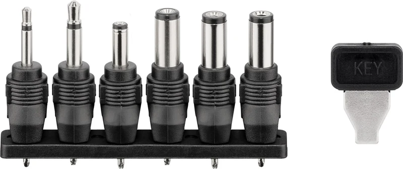 Goobay 3 V - 12 V Universal-Netzteil inkl. 6 DC-Adapter - max. 7,2 W und 0,6 A