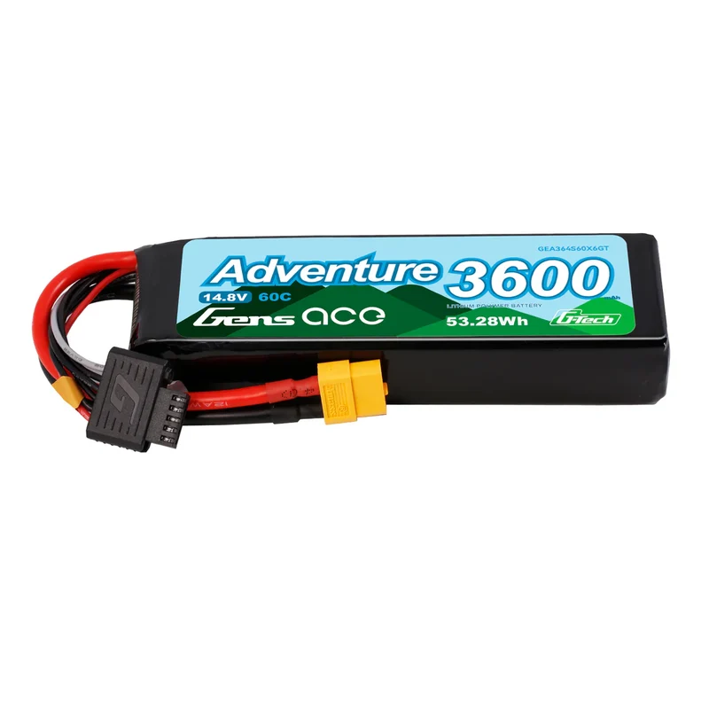 Gens Ace Adventure G-Tech 3600 mAh 4S1P 14,8 V 60 C RC-Auto-LiPo-Akku