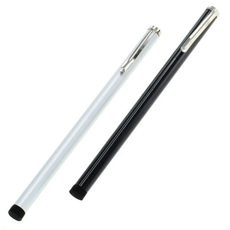 AccuCell Touch Pen aus Metall mit Clip und Schaumspitze 2er Set ideal für Paketfahrer