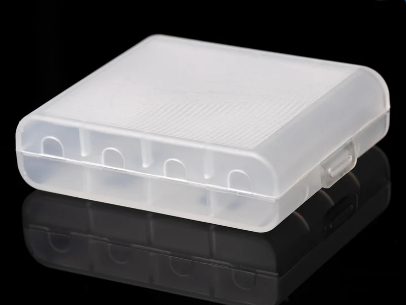 Keeppower Aufbewahrungsbox für 4x 14500 (AA) oder 4x 10440 (AAA) transparent