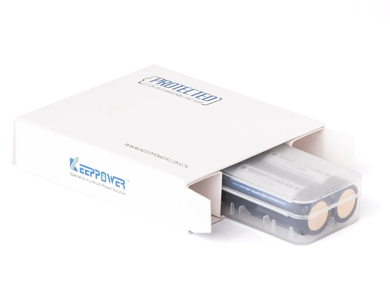 Keeppower 18500 2600mAh 3,7V integrierte Schutzelektronik P1850C4