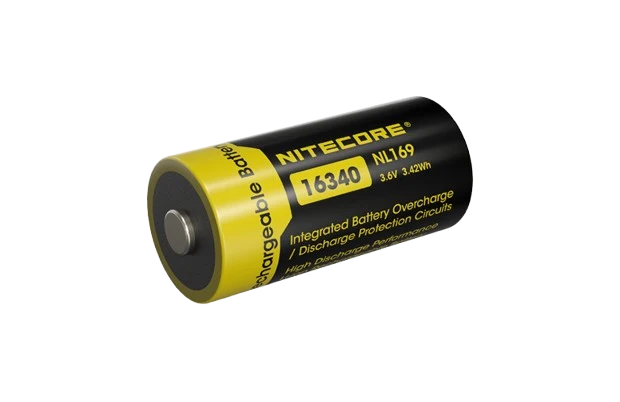 Nitecore 16340 NL169 950mAh 3,7V RCR123A
