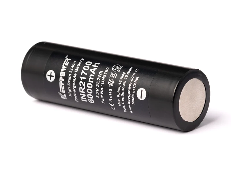 Keeppower INR21700 6000mAh 3,7V Li-ion Akku 12A (konstant)