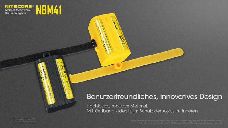 Nitecore Batteriemagazin für 21700Akkus NBM41