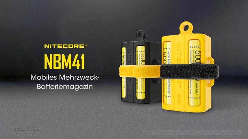 Nitecore Batteriemagazin für 21700Akkus NBM41