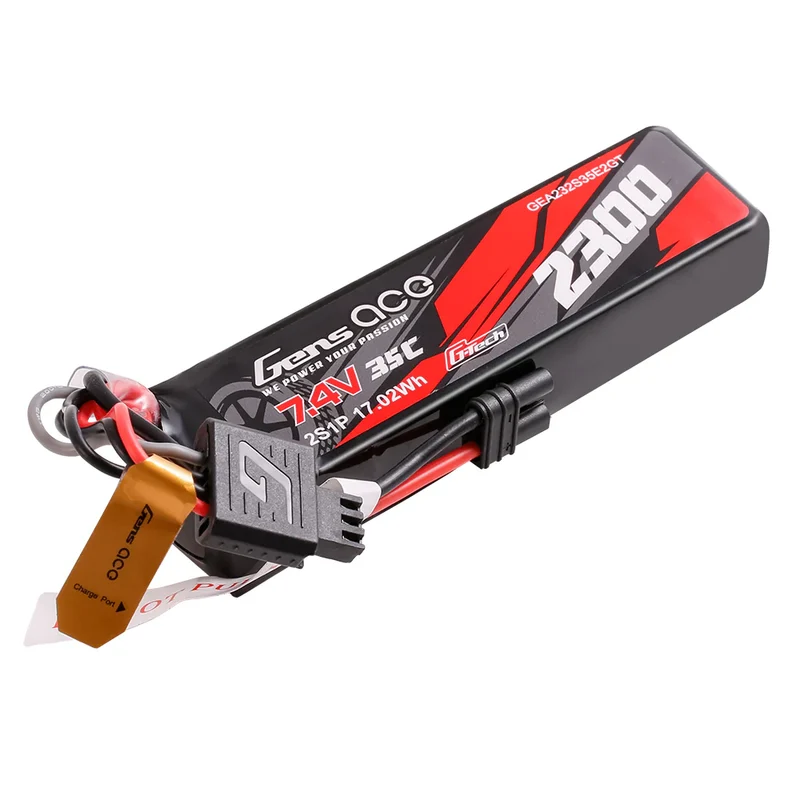 Gens Ace 2S LiPo Akku 2300mAh 2S 7,4V 35C Lipo-Akku mit iEC2-Stecker