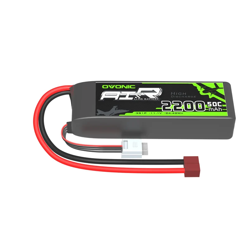 Ovonic Air 3S 2200mAh 50C 11,1V LiPo-Akkupack mit Deans T-Stecker