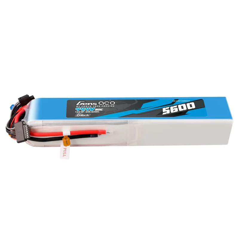 Gens Ace G-Tech 12S LiPo Akku 5600mAh 44,4V 80C 12S1P LIPO-Akku