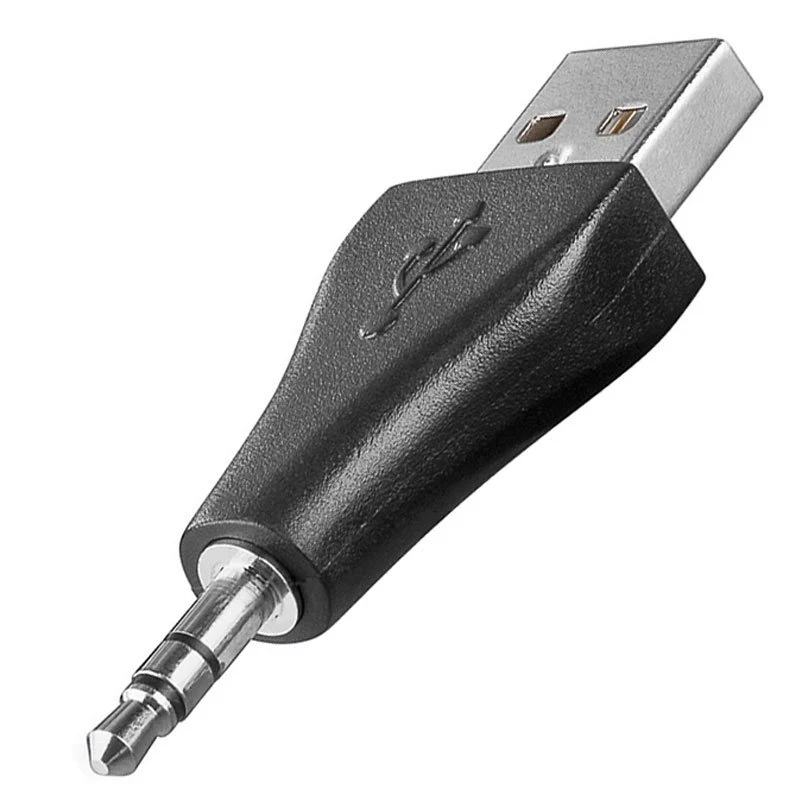 AccuCell USB-Adapter A-Stecker auf 3,5 mm Klinkenstecker