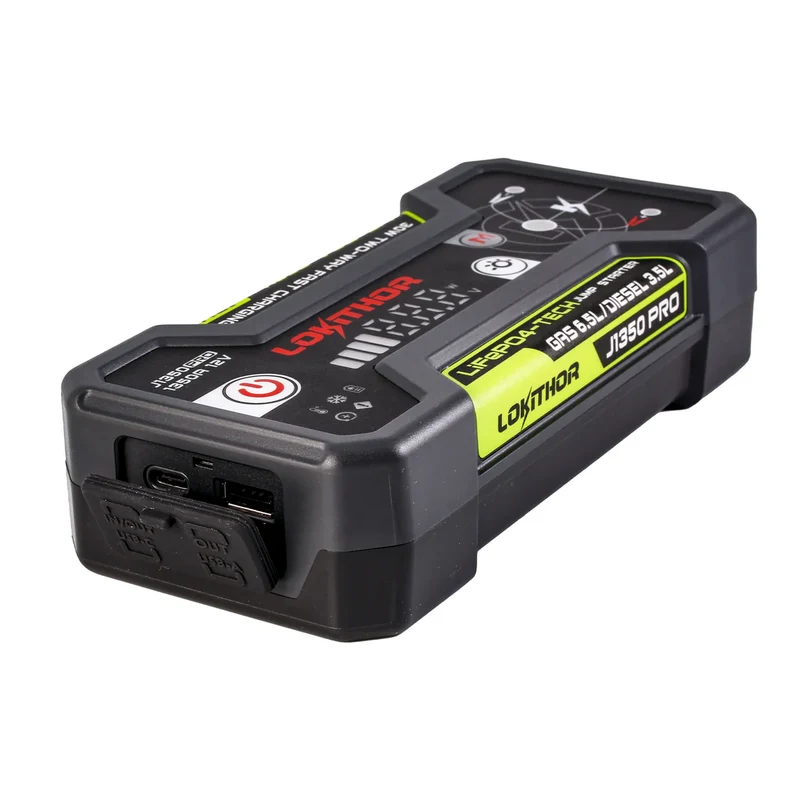 Lokithor J1350 PRO LiFePO4 12V 25,6Wh 1350A Starthilfe