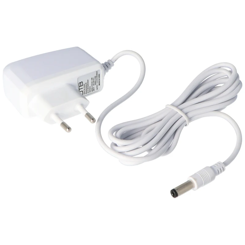 AccuCell Netzteil weiß passend für Tivoli Audio PAL, iPAL Radio 12 Volt, Ladestrom 600mA, Anschlussstecker DC 5,5 x 2,1mm