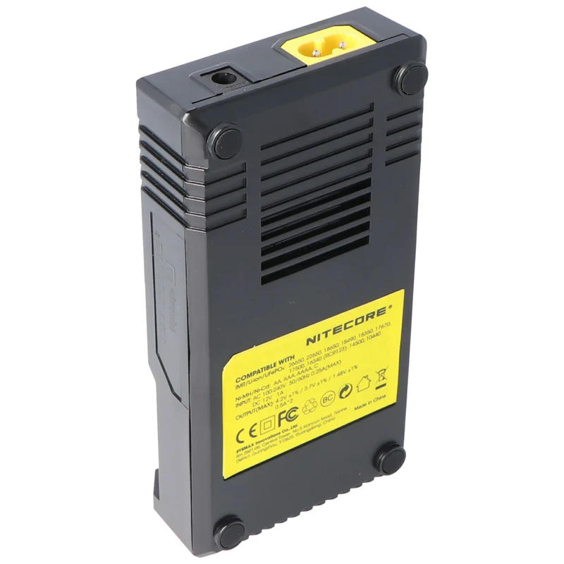 NiteCore Ladegerät Digicharger D2 mit Display für AAA, AA, C, D2EU- EU-Version NC-D2EU