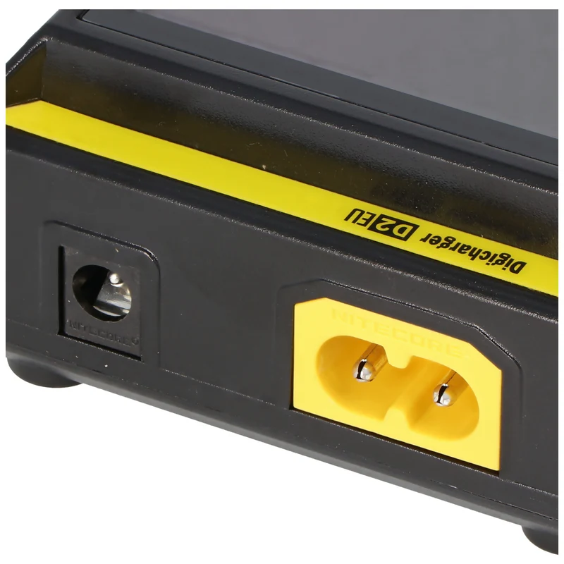NiteCore Ladegerät Digicharger D2 mit Display für AAA, AA, C, D2EU- EU-Version NC-D2EU