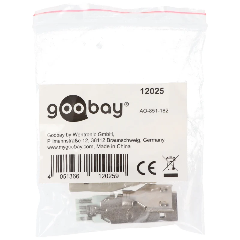 Goobay USB A-Stecker - zum selber löten - ein Stück