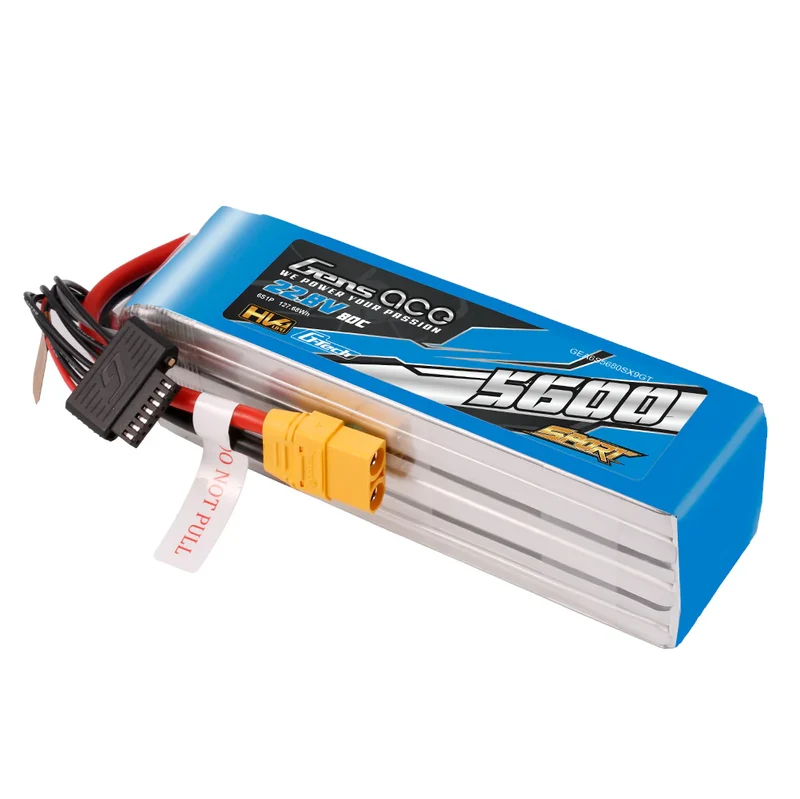 Gens Ace Sport G-Tech 6S 5600mAh 22,8V 80C 6S1P HV Lipo-Akku mit XT90-Stecker