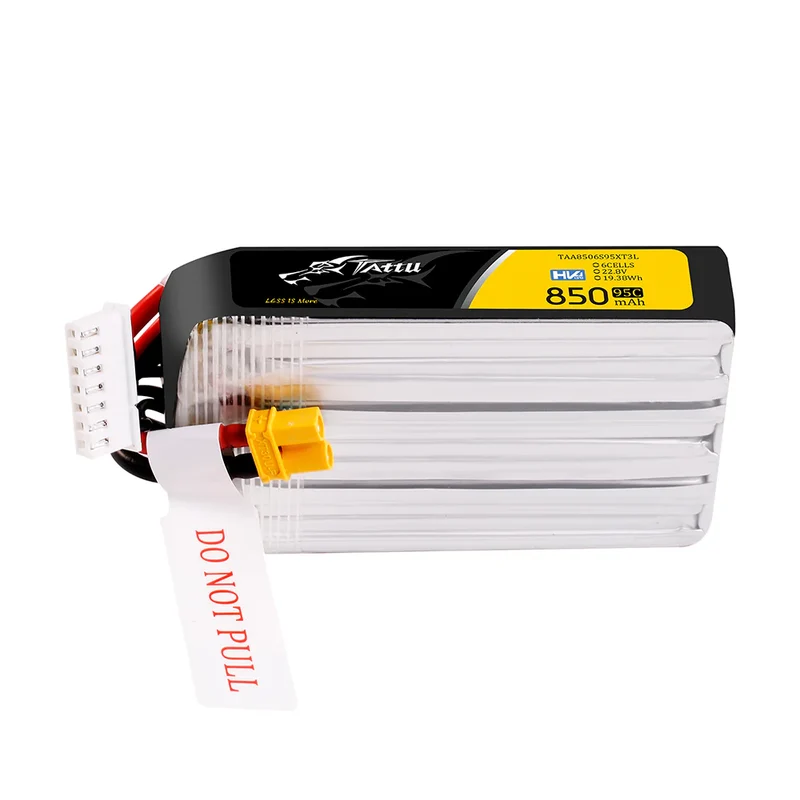 Tattu R-Line 6S 850mAh 22,8V 95C 6S1P XT30 Lipo-Akku im Langpack