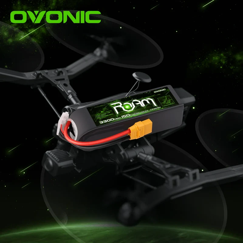 Ovonic Roam Series 6S Lipo Akku 3300mAh 6S1P 150C 22,2V XT90-Stecker