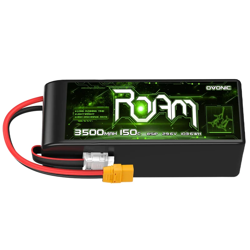 Ovonic Roam Series 8S Lipo Akku 3500mAh 8S1P 150C 29,6V XT90-Stecker