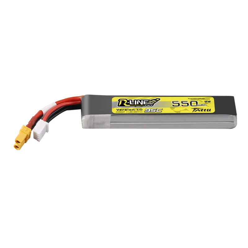 Tattu R-Line 2S 550mAh 7,4V 2S1P 95C Lipo-Akku Langpackung