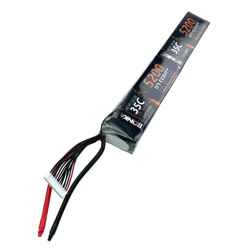 Bonka 12S 5200mAh 44,4V 12S 35C lang 13Pol Balancer Lipo Akku
