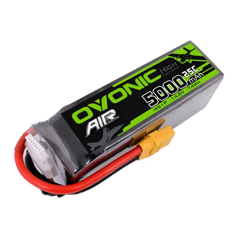 Ovonic Air 4S LiPo Akku 5000mAh 4S1P 14,8V 25C Lipo-Akkupack mit XT90-Stecker