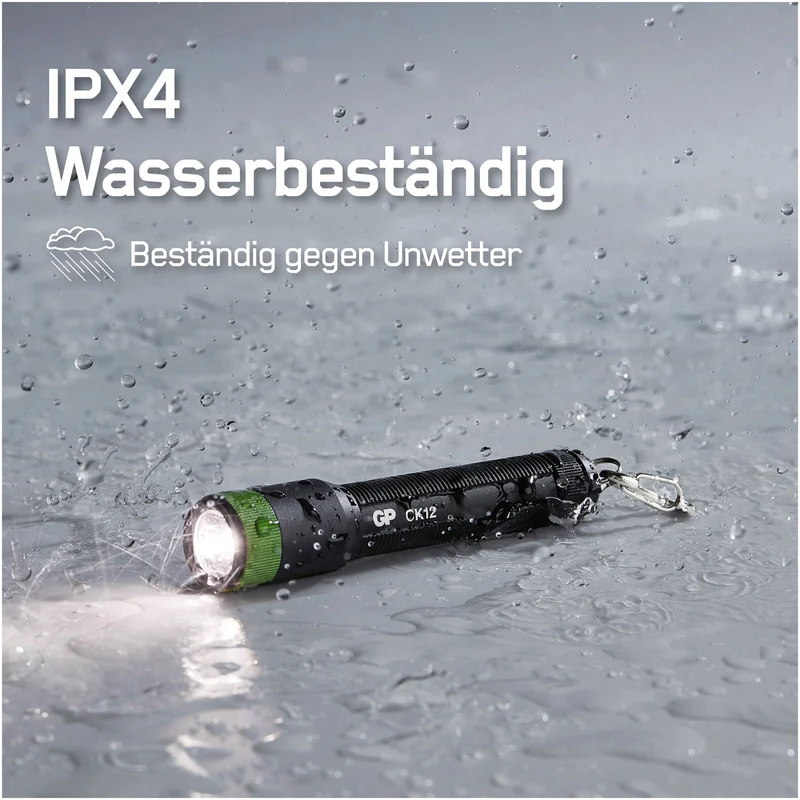 Taschenlampe GP CK12 20lumen inkl. 1x AAA 1,5V Batterie Schwarz
